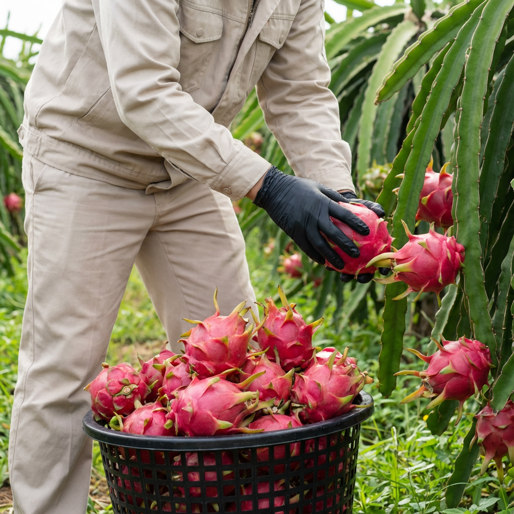 Campesino con Pitahaya